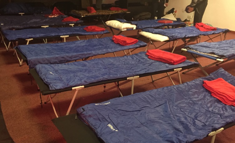 Homeless beds 750CF