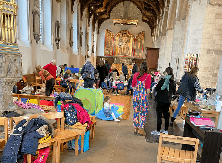 Wymondham Abbey offers warm space and free lunch