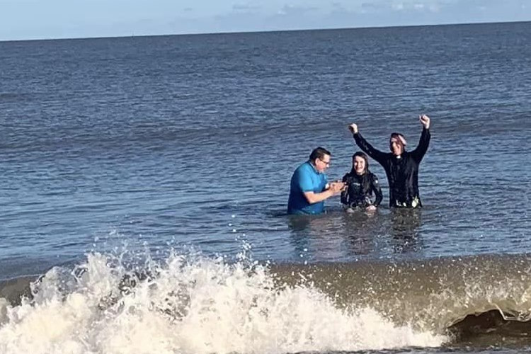 New Bishop baptises and confirms in Gorleston