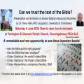 Biblical manuscripts event at King’s Lynn church