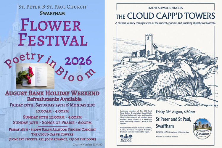 Mid Norfolk church flower hosts festival and concert