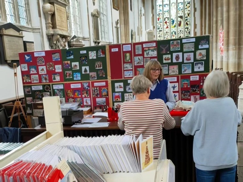 Norwich charity card shop open in city church